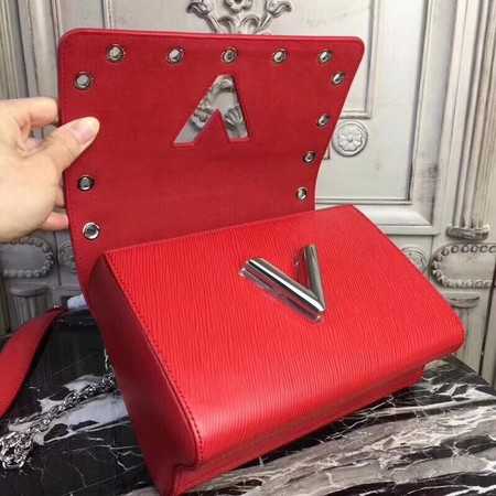 Louis Vuitton Outlet top original epi leather twist mm B50282 red