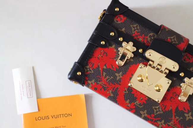 Louis Vuitton Outlet Monogram Canvas PETITE MALLE M43647 RED