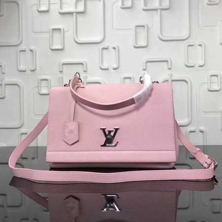 Louis Vuitton Outlet soft original calf leather LOCKME BB Bag M50250 pink