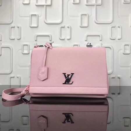 Louis Vuitton Outlet soft original calf leather LOCKME BB Bag M50250 pink