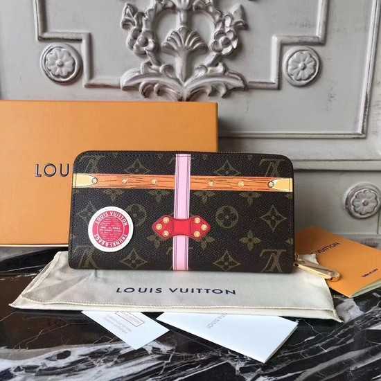 Louis Vuitton Outlet Zippy Wallet Monogram Canvas M62616 rose