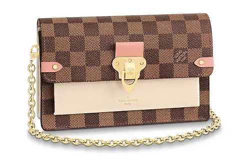 Louis Vuitton Outlet original VAVIN CHAIN WALLET N60237 Creme