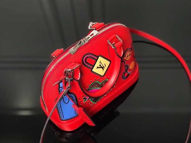 Louis Vuitton Outlet original Epi Leather ALMA BB M52481 red