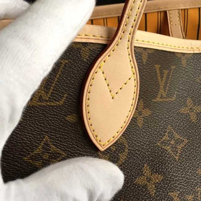 Louis Vuitton Outlet Monogram Canvas Original NEVERFULL MM M40997 yellow