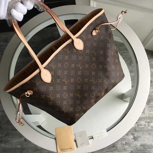 Louis Vuitton Outlet Monogram Canvas Original NEVERFULL MM M40997 yellow