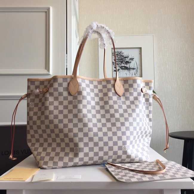 Louis Vuitton Outlet Damier Azur Original NEVERFULL GM N41360