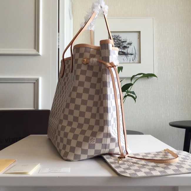 Louis Vuitton Outlet Damier Azur Original NEVERFULL GM N41360