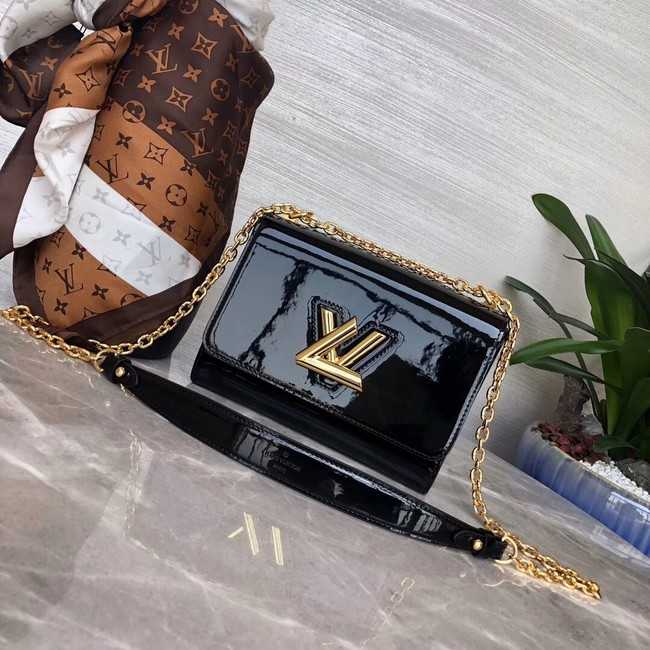 Louis Vuitton Outlet original TWIST MM V M50280 black