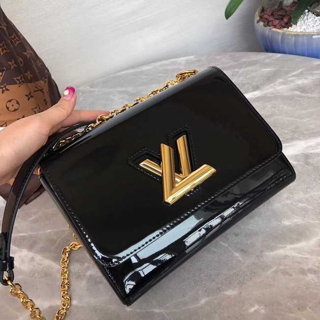 Louis Vuitton Outlet original TWIST MM V M50280 black