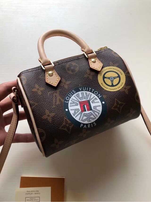 Louis Vuitton Outlet original monogram canvas nano speedy M61252