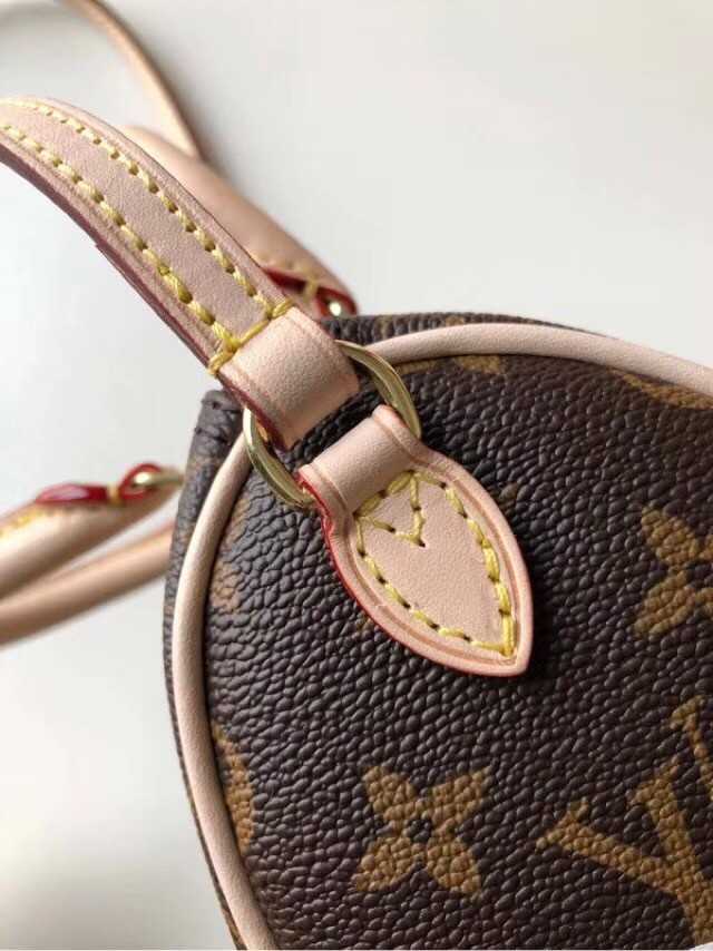 Louis Vuitton Outlet original monogram canvas nano speedy M61252