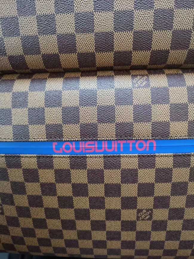 Louis Vuitton Outlet Damier Ebene Canvas Universal wheel Pegase 50 N41385