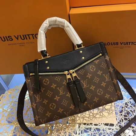 Louis Vuitton Outlet monogram canvas POPINCOURT A44195 black