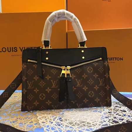 Louis Vuitton Outlet monogram canvas POPINCOURT A44195 black