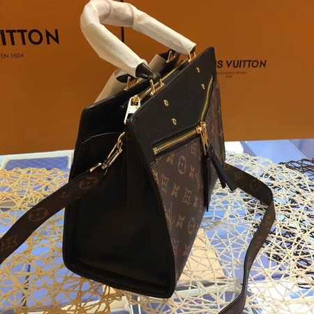 Louis Vuitton Outlet monogram canvas POPINCOURT A44195 black