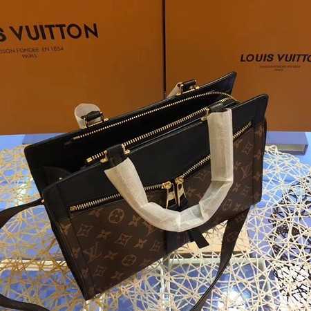 Louis Vuitton Outlet monogram canvas POPINCOURT A44195 black