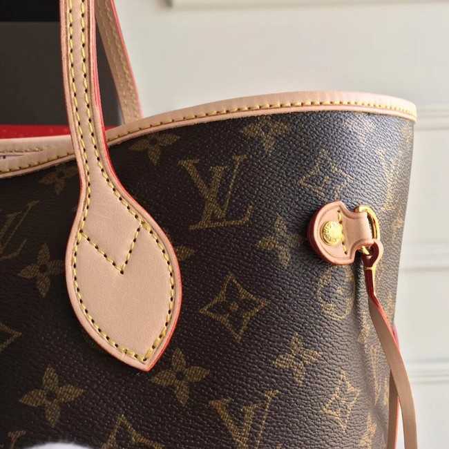 Louis Vuitton Outlet Monogram Canvas Original NEVERFULL MM M50336 pink