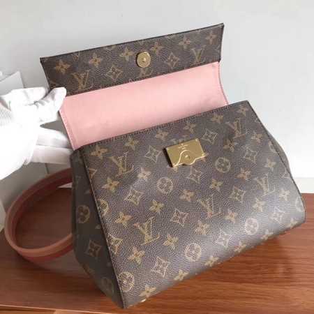 Louis Vuitton Outlet original monogram canvas cluny mono 44267 pink