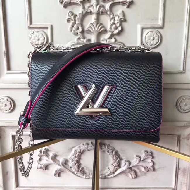 Louis Vuitton Outlet original epi leather TWIST MM M50332 black&rose