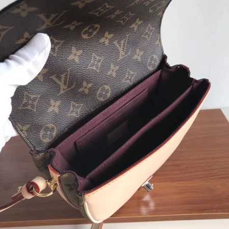 Louis Vuitton Outlet original Chantilly Lock Monogram Canvas Handbags M43590 apricot