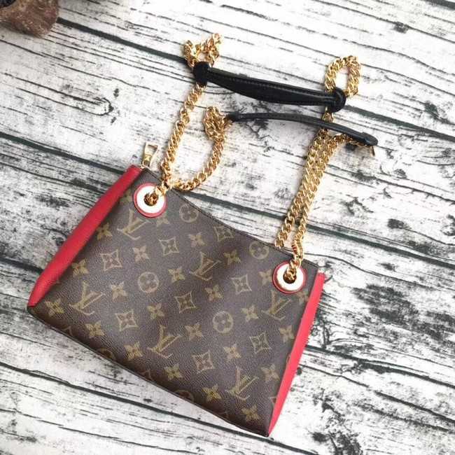 Louis Vuitton Outlet original monogram canvas SURENE BB M43775 red