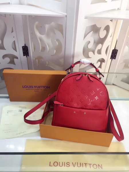 Louis Vuitton Outlet Monogram Empreinte Calf Leather Backpack M44019 red