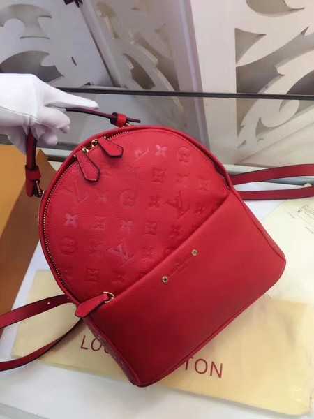 Louis Vuitton Outlet Monogram Empreinte Calf Leather Backpack M44019 red