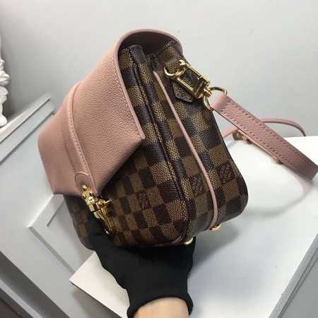 Louis Vuitton Outlet Original Damier Ebene Canvas WIGHT N44243 pink