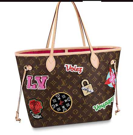 Louis Vuitton Outlet Monogram Canvas original NEVERFULL MM M43988