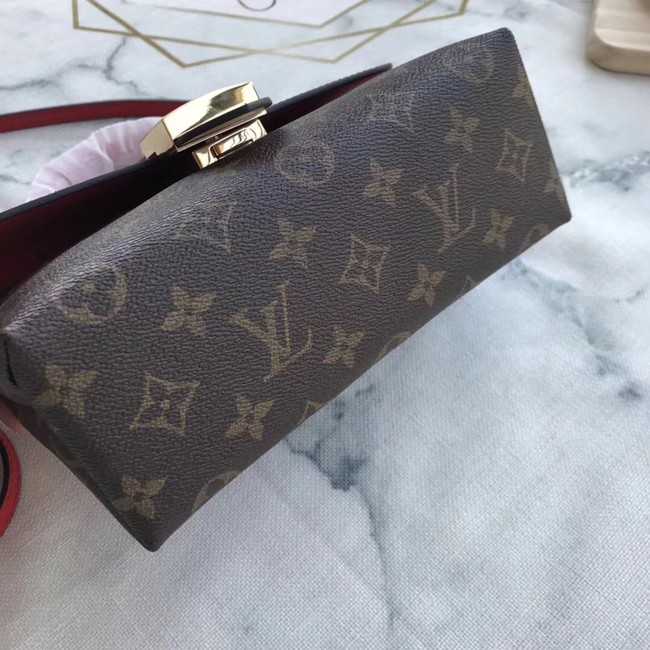 Louis Vuitton Outlet Monogram Canvas original M43129 red