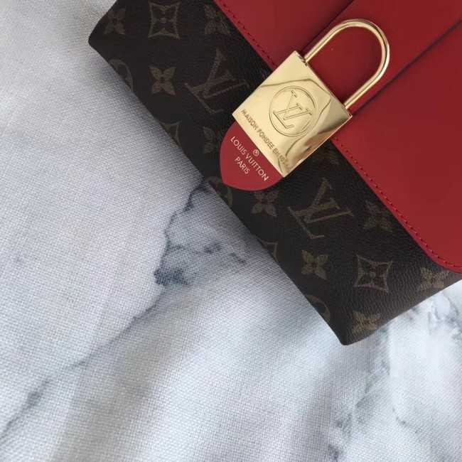 Louis Vuitton Outlet Monogram Canvas original M43129 red