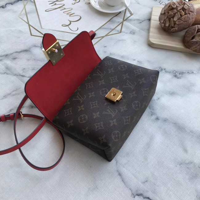 Louis Vuitton Outlet Monogram Canvas original M43129 red