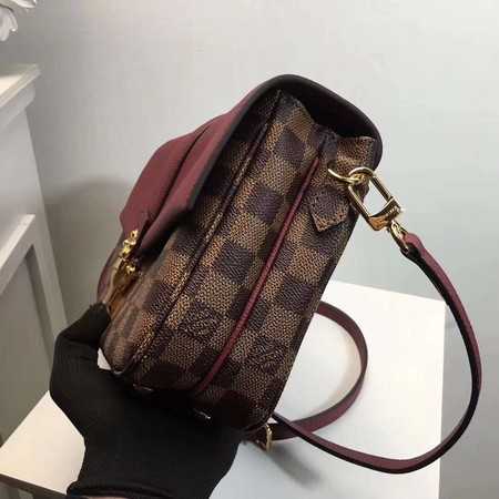 Louis Vuitton Outlet Original Damier Ebene Canvas WIGHT N44243 wine