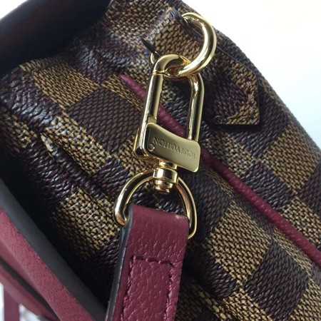 Louis Vuitton Outlet Original Damier Ebene Canvas WIGHT N44243 wine