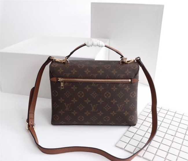 Louis Vuitton Outlet Monogram Canvas Pochette Metis Bag M54879 brown