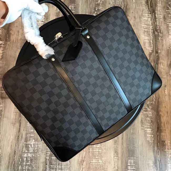 Louis Vuitton Outlet Original Damier Graphite Canvas PORTE-DOCUMENTS VOYAGE N41125