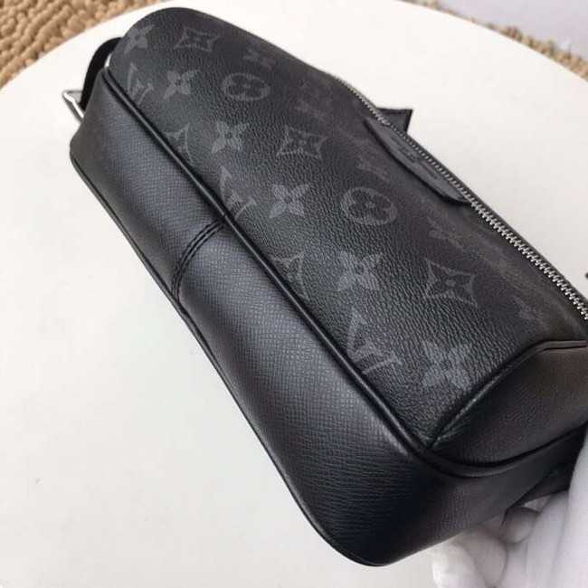 Louis Vuitton Outlet Monogram Canvas Messenger PM Black M43845