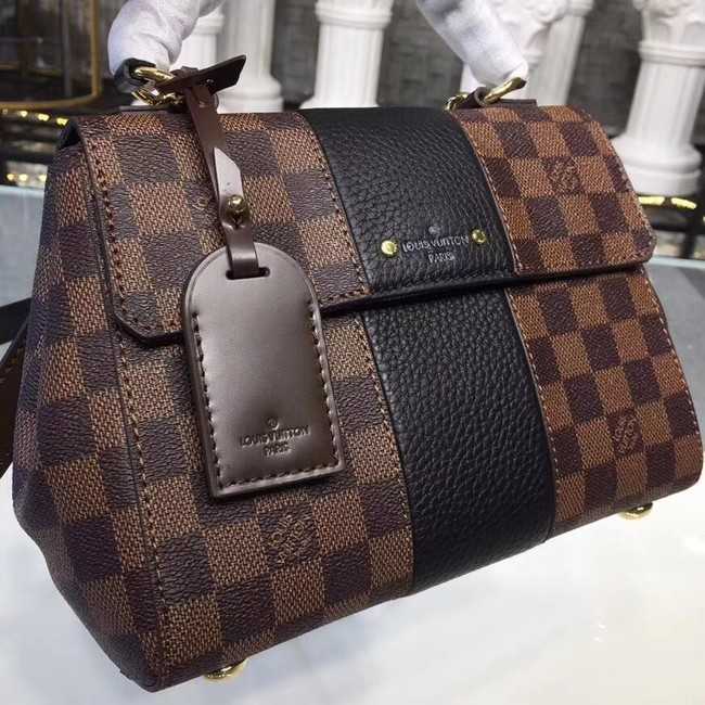 Louis Vuitton Outlet Original Damier Ebene Canvas BOND STREET BB M41071 black