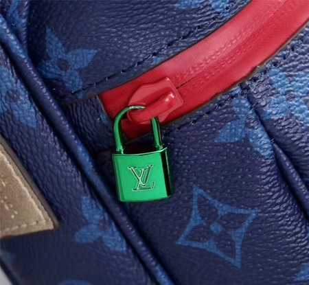 Louis Vuitton Outlet monogram canvas messenger 43845 blue