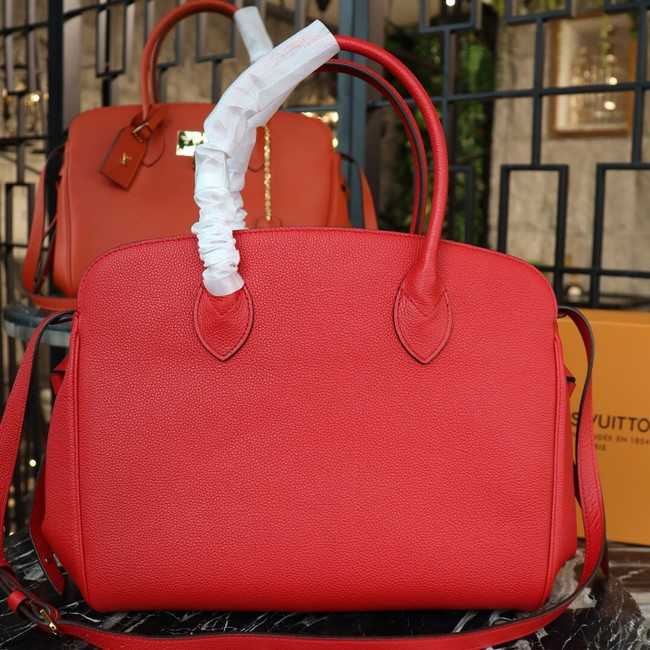 Louis Vuitton Outlet Veau Nuage Leather Milla MM M51685 red