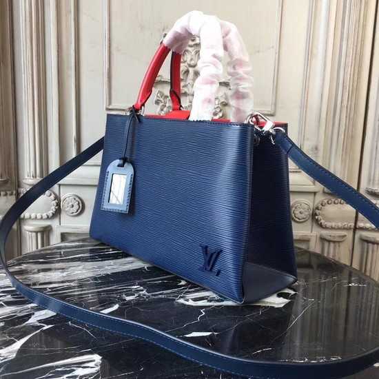 Louis Vuitton Outlet KLEBER MM EPI INDIGO M51333 blue