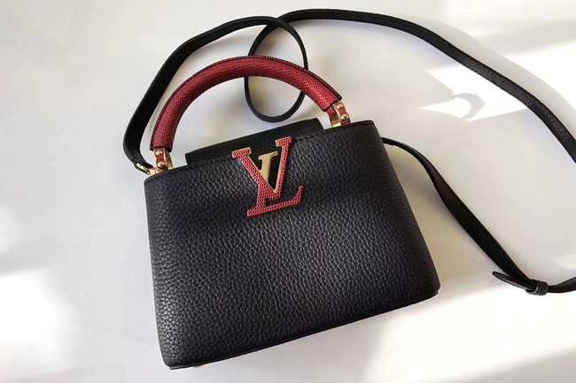 Louis Vuitton Outlet CAPUCINES MINI N94047 black&red