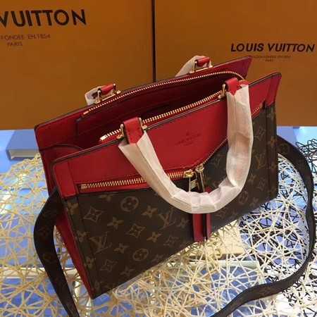 Louis Vuitton Outlet monogram canvas POPINCOURT A44195 red