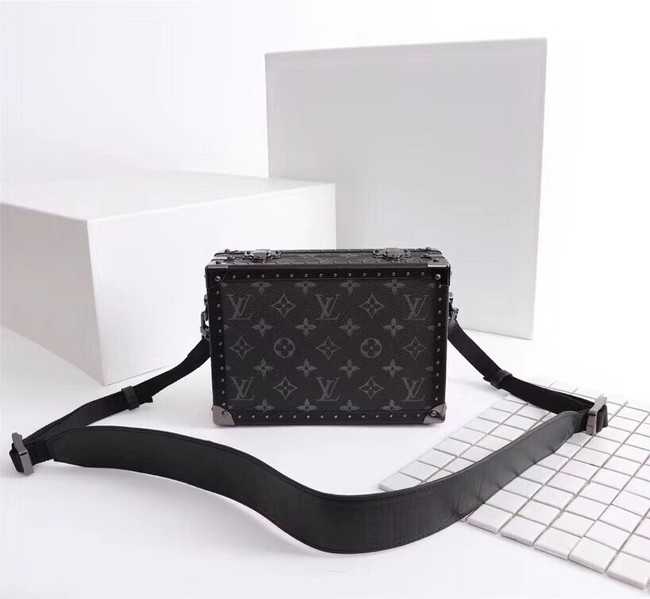 Louis Vuitton Outlet Monogram Canvas PETITE MALLE M20101 black