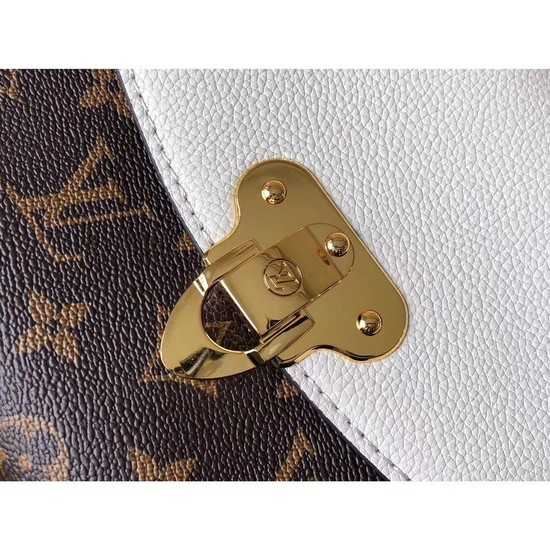 Louis Vuitton Outlet original monogram canvas SAINT PLACIDE M44274 white