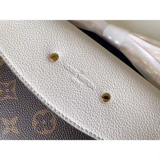 Louis Vuitton Outlet original monogram canvas SAINT PLACIDE M44274 white