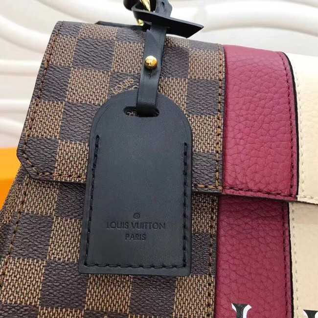 Louis Vuitton Outlet original monogram canvas ONE HANDLE 41076 red&white