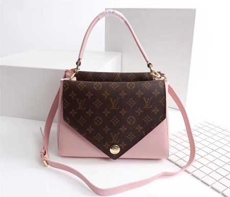 Louis Vuitton Outlet monogram canvas double V bag M54439 black