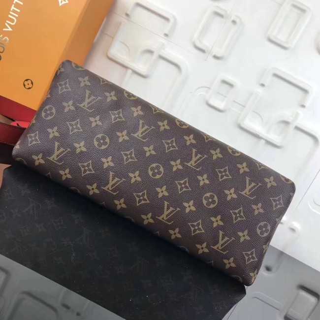 Louis Vuitton Outlet original Monogram Canvas BEAUBOURG MM M43953 red