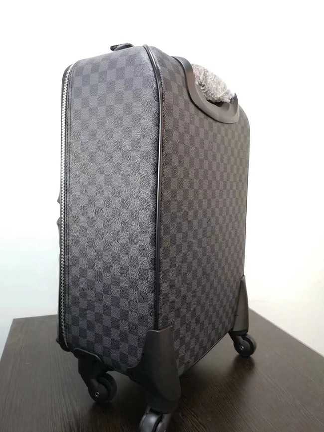 Louis Vuitton Outlet Damier Graphite canvas Universal wheel Pegase 50 N41385 black